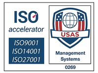 ISO 9001, ISO 14001 and ISO 27001 certified